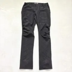 yn326 mkミッシェルクラン グレンチェック ストレッチパンツ テーパード