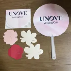 unove アノブ　ノベルティ　うちわ　など