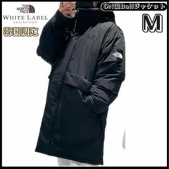 正規　韓国限定　ノースフェイス　M　ダウン　ジャケット　コート　黒　新品　L