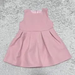 R•Q•Xノースリーブプリーツワンピースフレアワンピース［6］ピンク