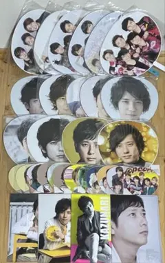 嵐 二宮和也 ジャンボうちわ ミニうちわ クリアファイル まとめ売り