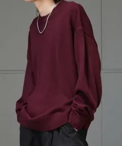 Confirm ルーズシルエット ナチュラルベーシックプルオーバーニット