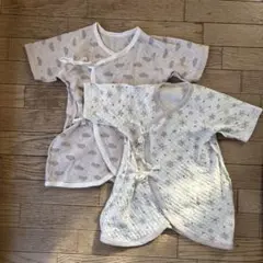 3枚セット☆コンビ肌着キルト素材あったか素材　50〜60フリース新生児ベビー