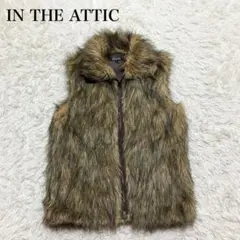 IN THE ATTIC ファーベスト　ボア　大きいサイズ　y2k モコモコ