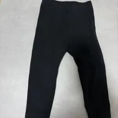 黒パンツ サイズ90 コットン95%