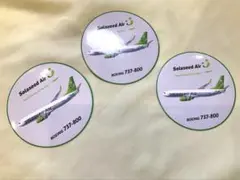 ソラシドエア　Boeing 737-800 ステッカー 3枚セット