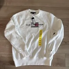 TOMMY HILFIGER ホワイト クルーネック アメリカンサイズS