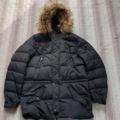 【最終処分価格】クロッシープレミアム　ファー付きフード　ダウンジャケット　L