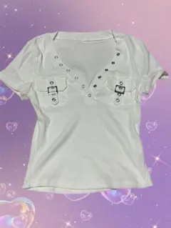 シャツ#平成ギャルピチT#Y2KピチT#レディースポロシャツ#襟付きTシャツ