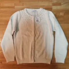 【新品未使用】フェンネル パールデザイン ニットカーディガン　セーター