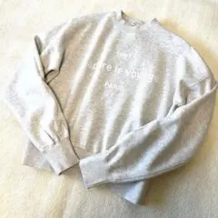 美品　IENA イエナ スウェット クルーネック トレーナー　ナチュラル