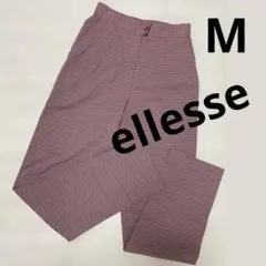 ellesse エレッセ GOLF チェック テーパード パンツ サイズM