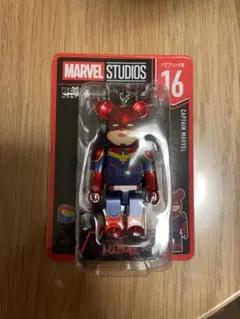 MARVELハッピーくじ　16番　キャプテンマーベル　ベアブリック 新品未使用