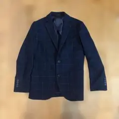 ネイビー チェック　ビジネスジャケット　B:MING by BEAMS ビームス