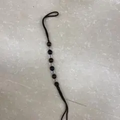 国産カーテン用タッセルクリスタルブラウン色