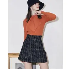 eimyistore/ツイードミニスカートインパン付きのサムネイル