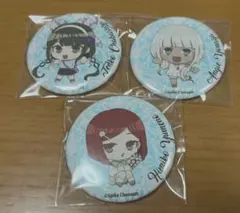 夢野秘密子 茶柱転子 夜長アンジー コラボカフェ goodspoon 缶バッジ