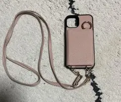 レザー調iPhone13 スマホケース ショルダーケース