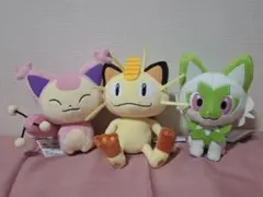 ポケットモンスター ぬいぐるみ～ニャース・エネコ・ニャオハ～ 3点まとめ売り