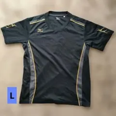 Mizuno メンズL ブラック Tシャツ