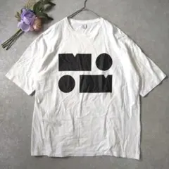 BIGロゴ　tシャツ　バイカラー　XLサイズ