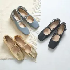 【ORiental TRaffic】クロスストラップパンプス/36サイズ