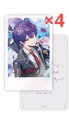 にじさんじ 剣持刀也 誕生日 2024 チェキ 4枚セット まとめ売り