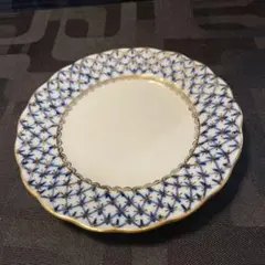 希少　ソビエト陶器　アラベスク模様　大皿　ロシア　焼き物　工芸品　陶磁器　D 希少 ソビエト陶器 アラベスク模様 大皿 ロシア 焼き物 工芸品