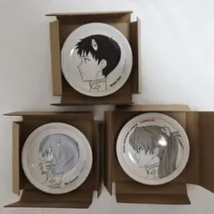 エヴァンゲリオン 一番くじ G賞 小皿 シンジ レイ アスカ セット