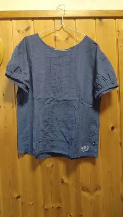 Drug store's SHOP 夏物ブラウス紺