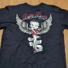 新品】ベティー・ブープ 公式ライセンス Tシャツ 2XL 黒 ハート キャラ 