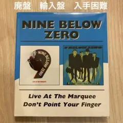 廃盤　NINE BELOW ZERO 2in1 2枚組