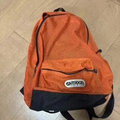 M*r様 OUTDOOR メッシュオレンジリュック　y2k 古着　希少のサムネイル