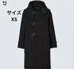 極美品✨UNIQLO＋J ジルサンダー オーバーサイズダッフルコート ブラックL ユニクロ【＋J】メンズは「ダッフルコート」と「シャツ
