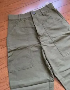 ZARA カーゴパンツ カーキ キレイめ