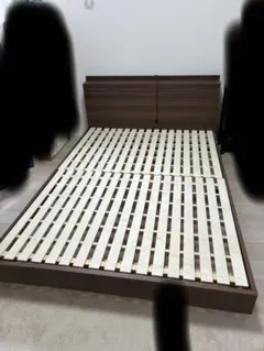 奈良市から引取限定 ダブルベッドフレーム