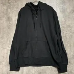 Faded Glory ブラック フリースパーカー 2XL