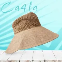 カシラ　CA4LA 麦わら　帽子 バケットハット ベージュ