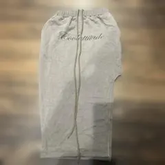 ITZAVIBE スウェットスカート ブラウン スリット入り 海外ガールギャル