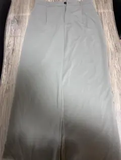 ZARA スラックス　ベージュ　バギー