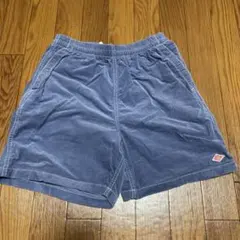 DANTON ショートパンツ ネイビー 36 コーデュロイ