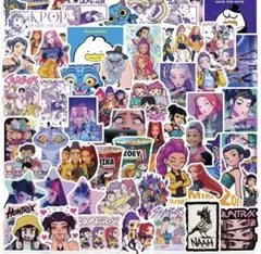 kpop デーモンハンターズ　ハントリックス　ステッカーセット 60枚 新品