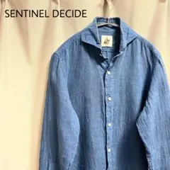 SENTINEL DECIDE TOKYO リネン100% シャツ ブルー M