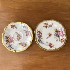 ハマースレイ　すずらん　サンドウィッチプレート　勿忘草シュガークリーマー ハマースレイ すずらん サンドウィッチプレート 勿忘草シュガー