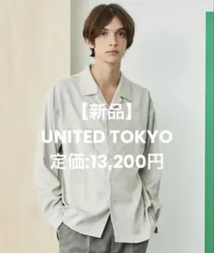 【新品】UNITED TOKYO ペイズリースエードダブルポケットシャツ