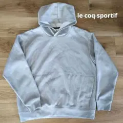 le coq sportif グレー パーカー フード付き　Mサイズ