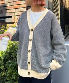 【CIAOPANIC TYPY】アウトリンキングニットカーディガン