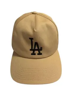 ベージュ LAロゴ刺繍 ベースボールキャップ 47