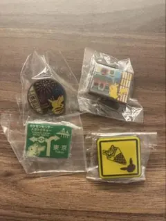 メガトウキョーのピカチュウ ロゴピンズ ポケモンセンター メガトウキョー オープン ロゴ ピンズ