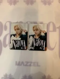 MAZZEL NAOYA フォトカード 2枚・コースターセット - メルカリ